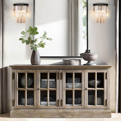 Ryan Triangular Crystal Sconce 15"H